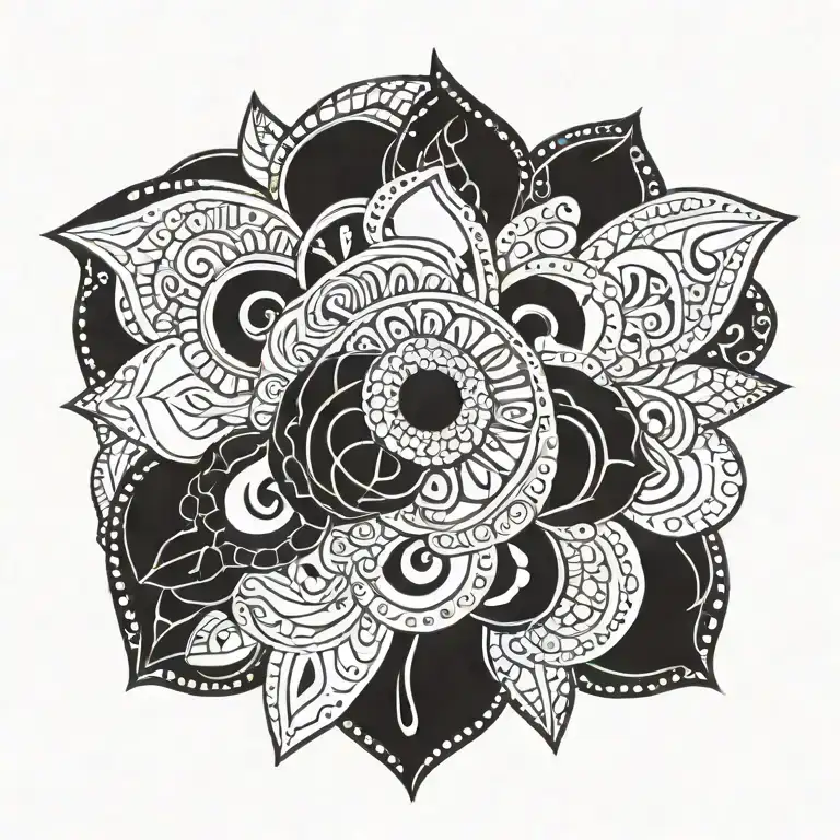 henna tattoo design idea