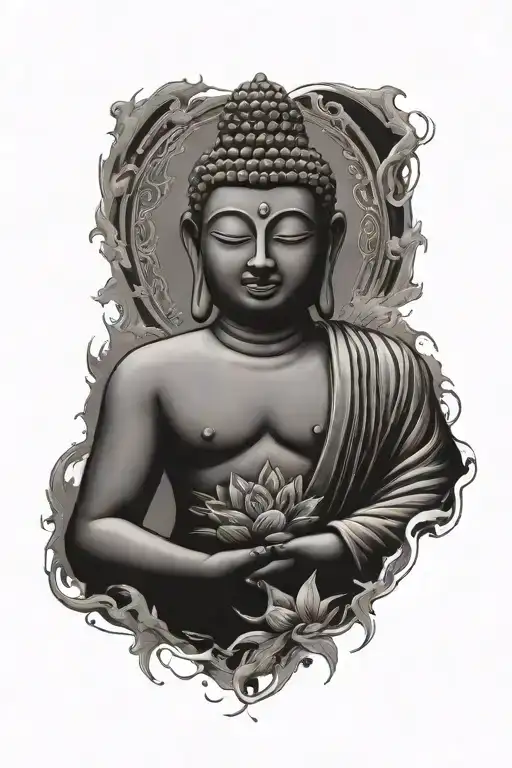 buddha tattoo design idea