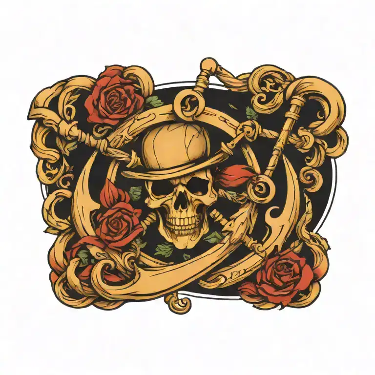 anchor tattoo design idea