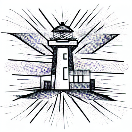 Lighthouse tattoo design idea