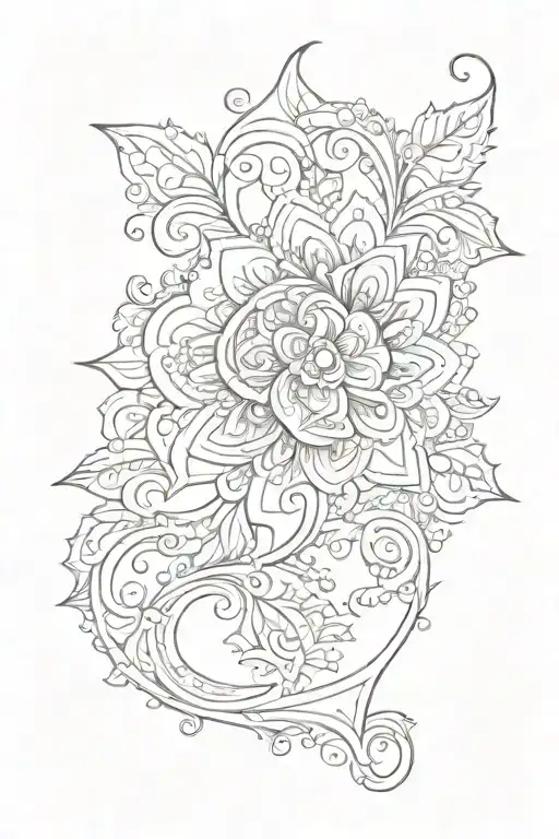 henna tattoo design idea