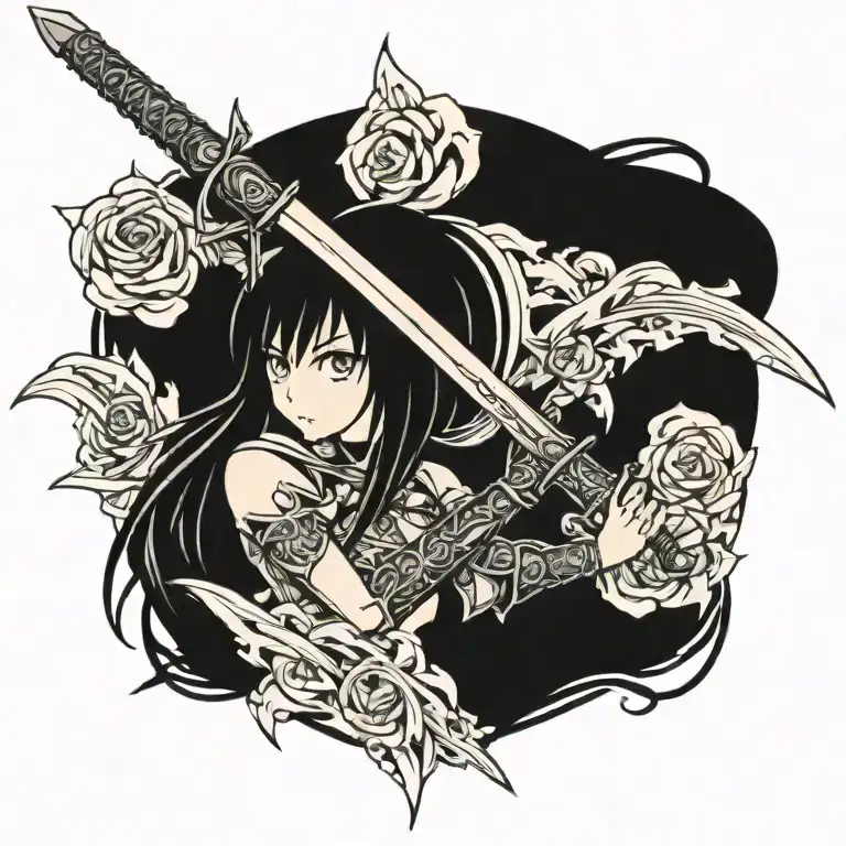 sword tattoo design idea