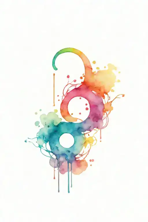 semicolon tattoo design idea