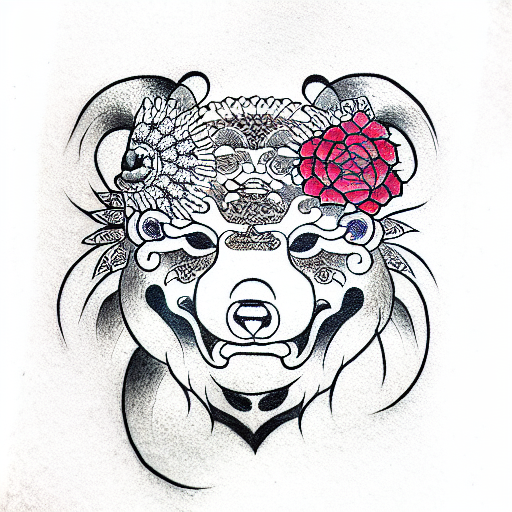 Black and Grey Bear Tattoos  Cloak and Dagger Tattoo London