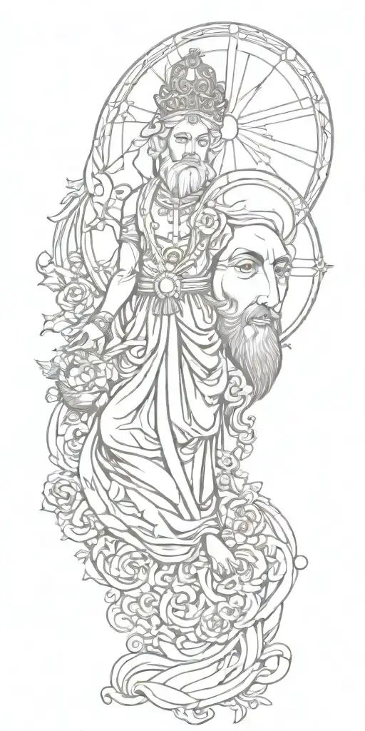 religious tattoo design idea