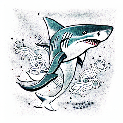 Thresher Shark Watercolour Painting by Kelly Marklove  Fish artwork Shark  tattoos Art inspiration