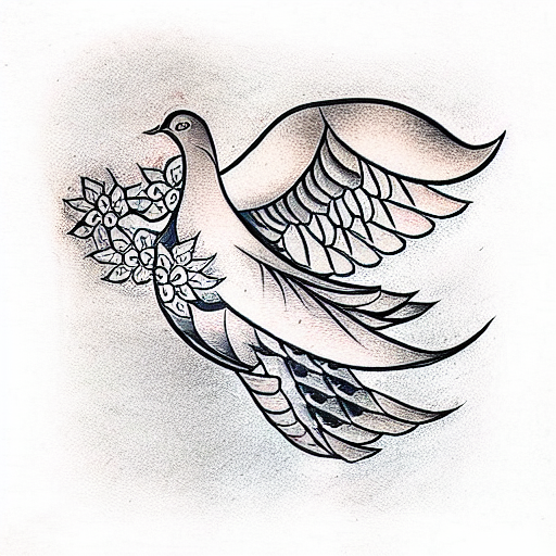 Dove Temporary Tattoo / Small Dove Tattoo / Bird Tattoo / Dove Outline  Tattoo / Tiny Bird Tattoo / Love Tattoo / Religious Tattoo - Etsy Israel