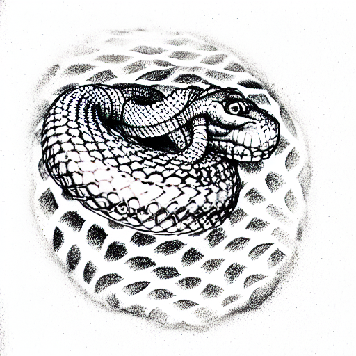 Snake tattoo design idea