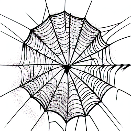 Spider Web tattoo design idea