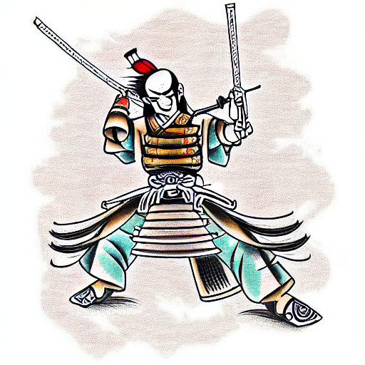 Samurai tattoo design idea