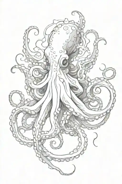 octopus tattoo design idea