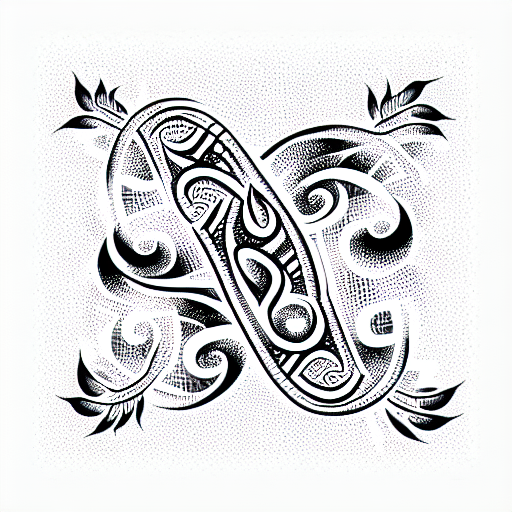 Tribal “Vine” Tattoo Idea - BlackInk AI