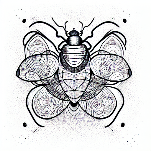 Ladybug tattoo design idea