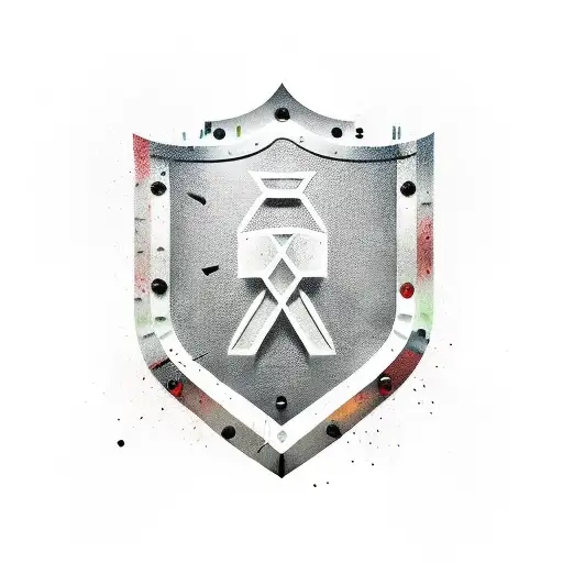 Shield tattoo design idea