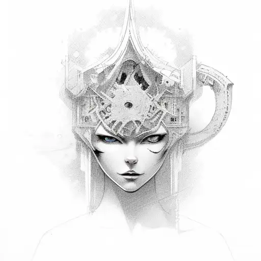 Cherry tattoo design idea