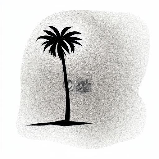 Palm Tree tattoo design idea