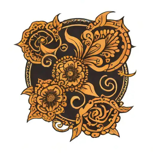 henna tattoo design idea