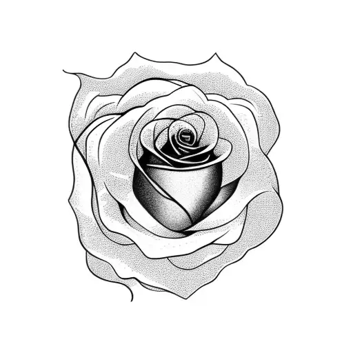rose stencil tattoo designs｜TikTok Search