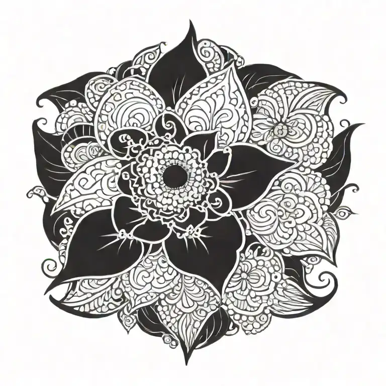 henna tattoo design idea