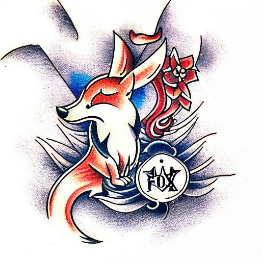 Kitsune fox  Inner Vision Tattoo