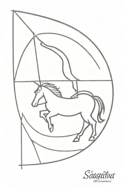 sagittarius tattoo design idea