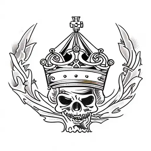 King's Crown tattoo design idea