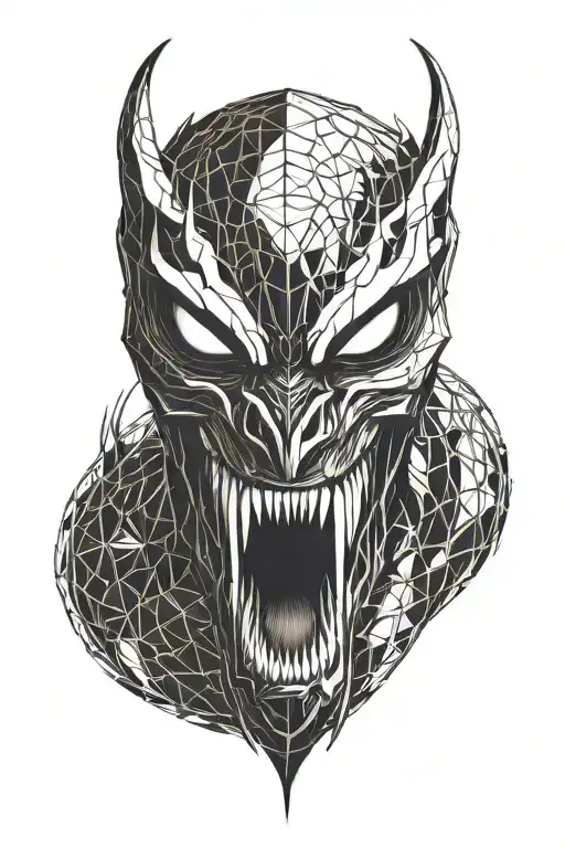 venom tattoo design idea