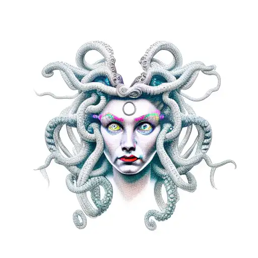 Medusa tattoo design idea