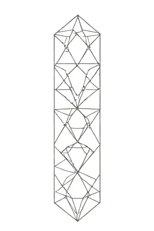 diamond tattoo design idea