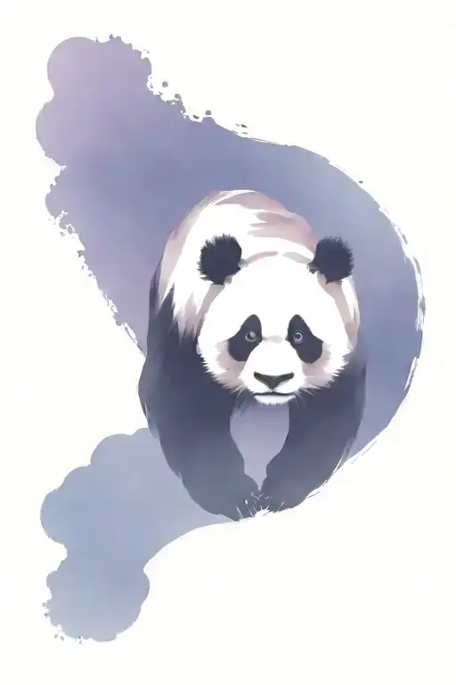 panda tattoo design idea