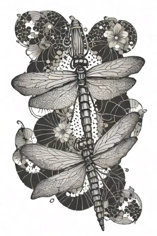 dragonfly tattoo design idea