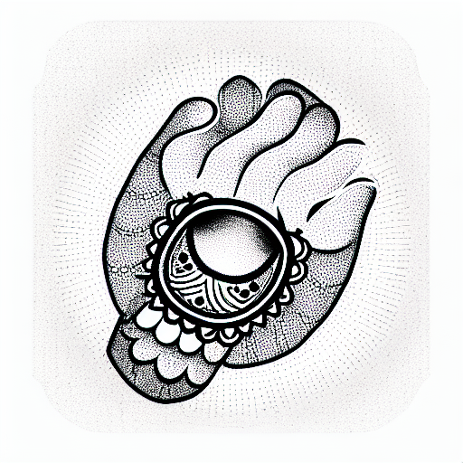 Hamsa Symbol tattoo design idea