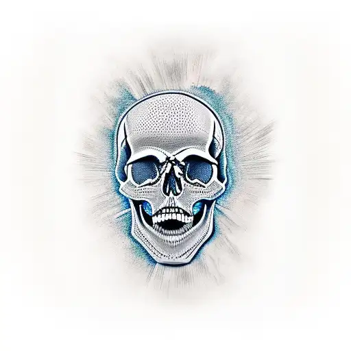 Skull tattoo design idea