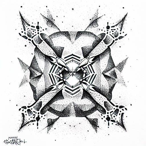 Crampus tattoo design idea