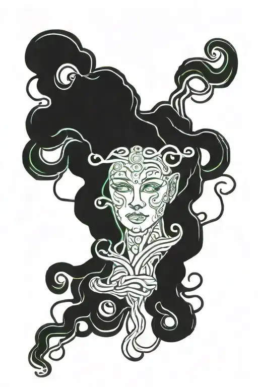 medusa tattoo design idea