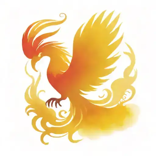 phoenix tattoo design idea