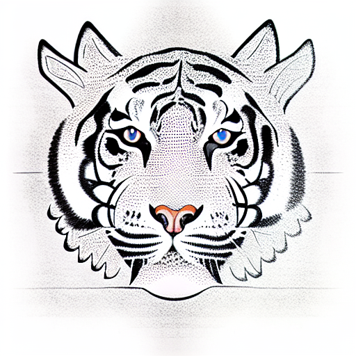 tiger tribal design