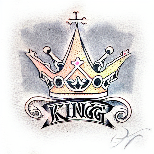 King Tattoo Vector Images over 10000