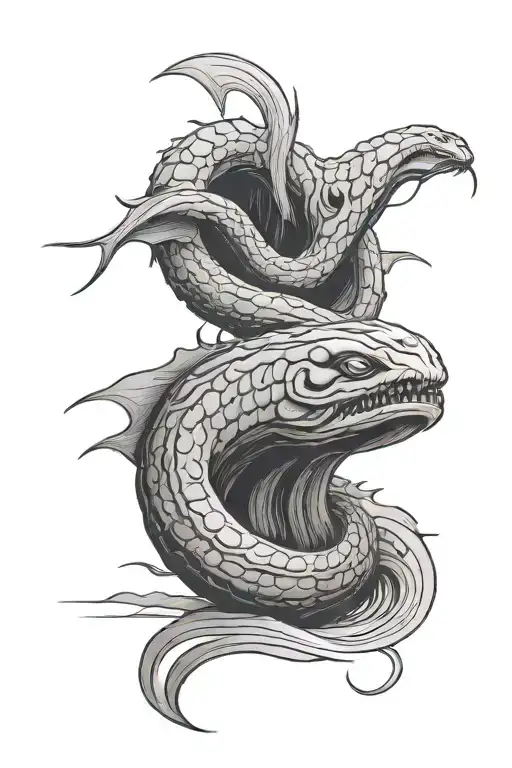 Dune Sand worm tattoo design idea