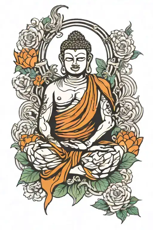 buddha tattoo design idea
