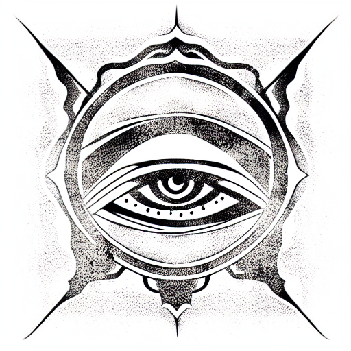 eye letter m tribal tattoo logo icon flat concept vector design Stock  Vector Image  Art  Alamy