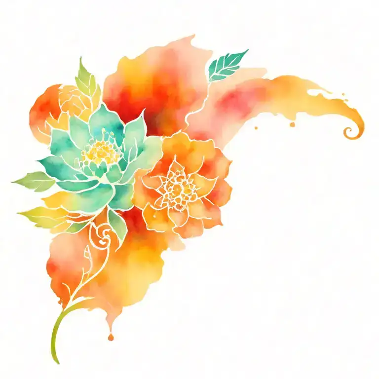 arabic tattoo design idea