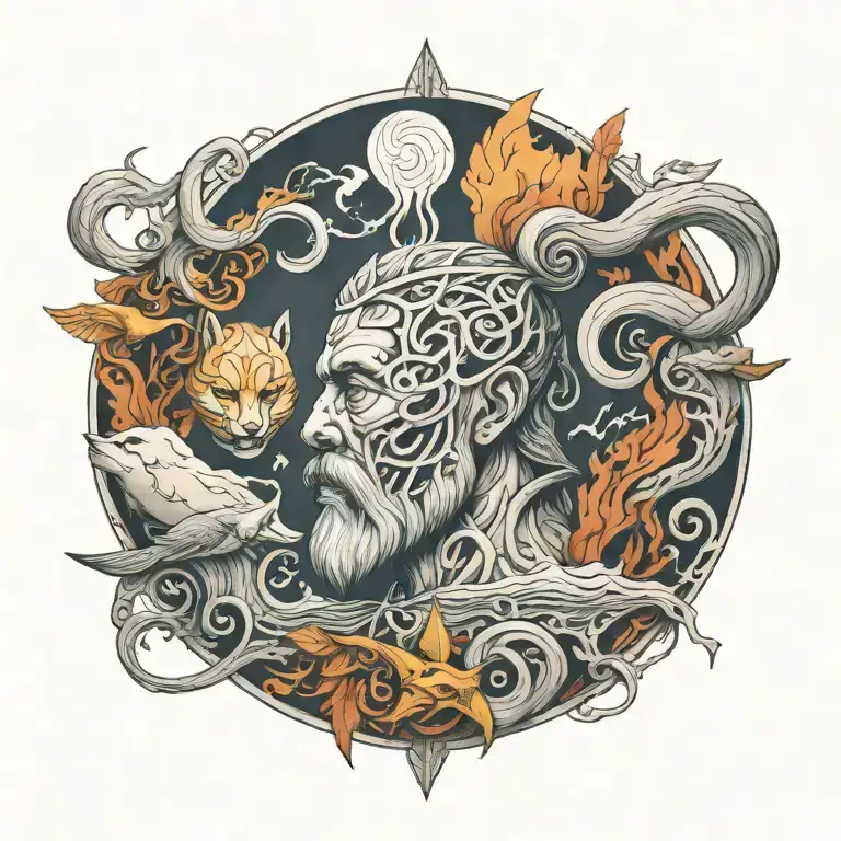 norse tattoo design idea