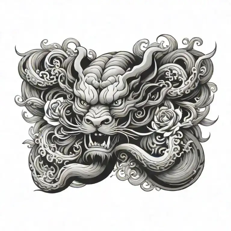 asian tattoo design idea