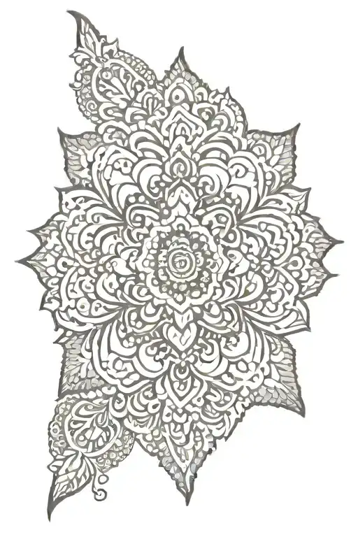 henna tattoo design idea