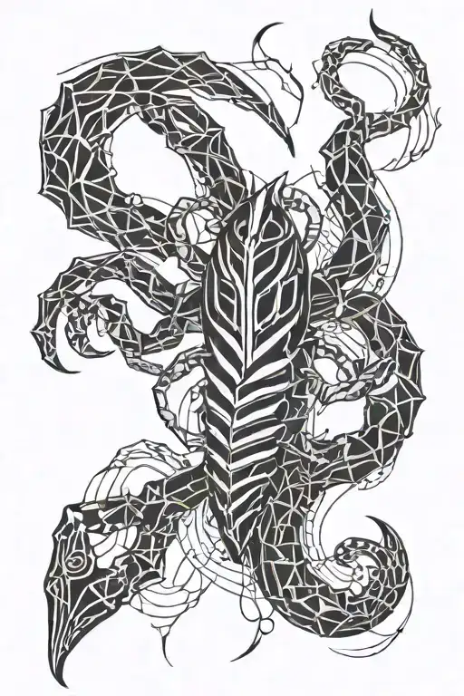 scorpio tattoo design idea