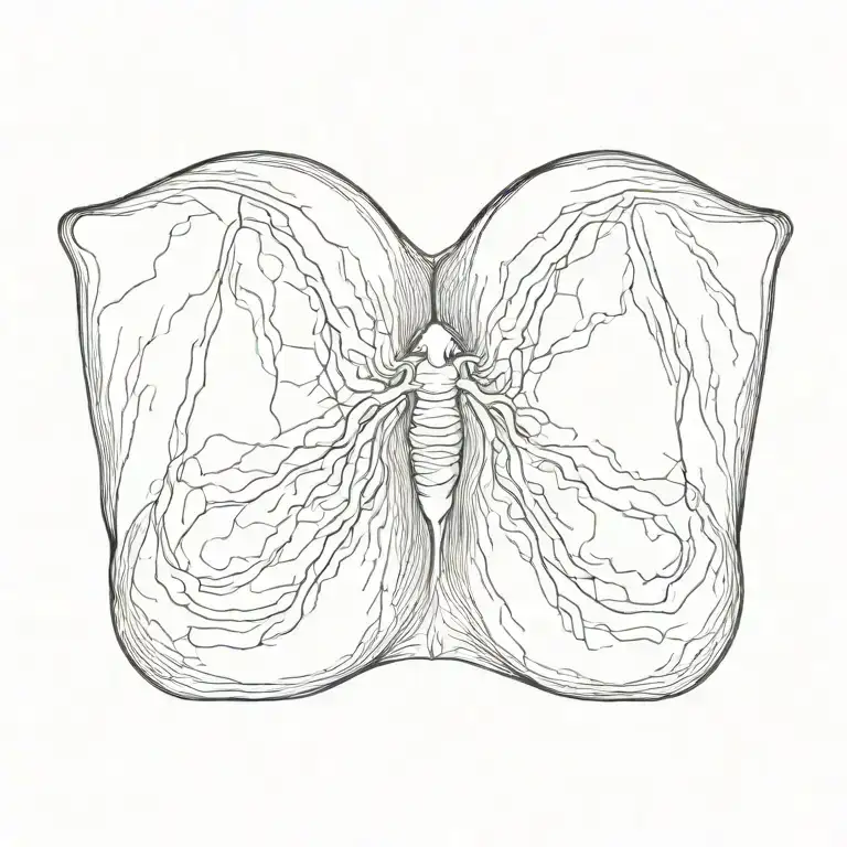 breast tattoo design idea