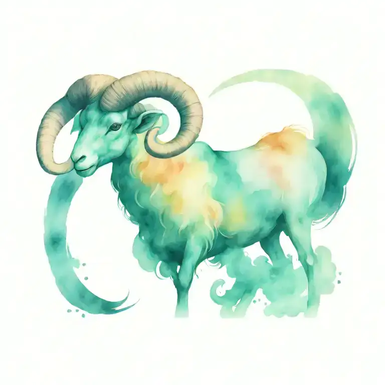 aries tattoo design idea