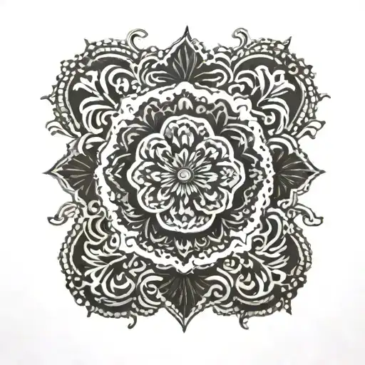 henna tattoo design idea
