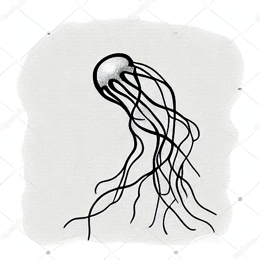 Jellyfish tattoo design idea